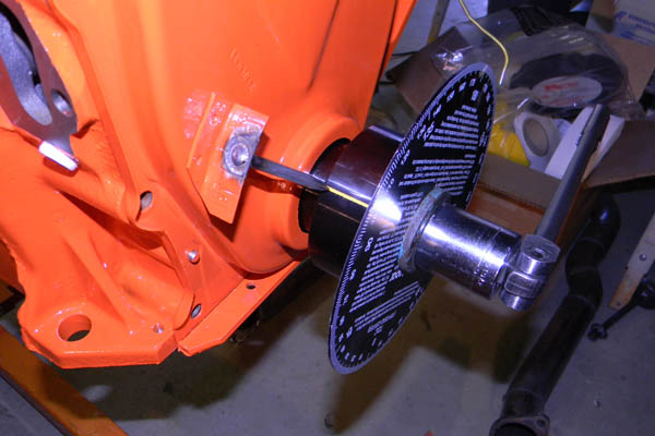 Modified timing pointer with BDS crank hub